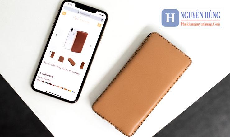 Bao Da Rút iPhone 11 Pro Max - V1 Leather da bò thật 100%